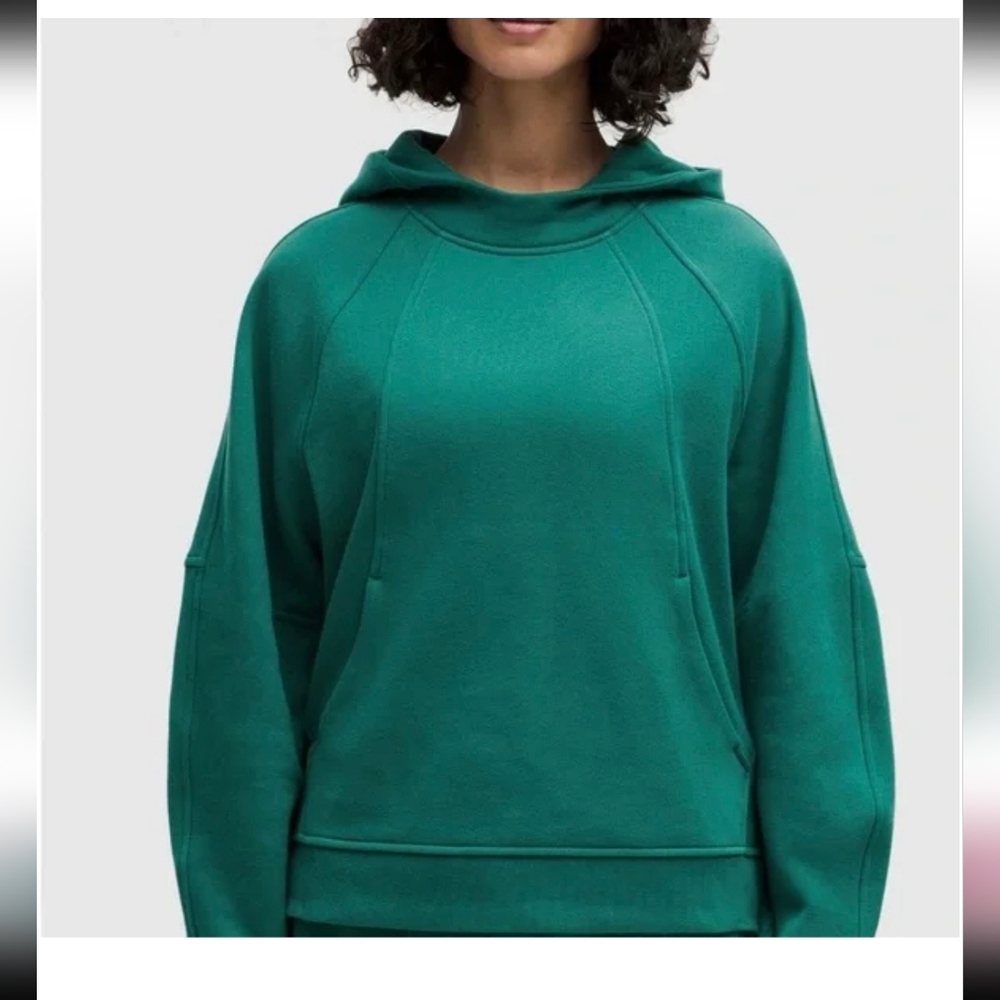 Lululemon Scuba Oversized Fit Side-Slit Soft Cozy Cotton Fleece Hoodie(XS/S)